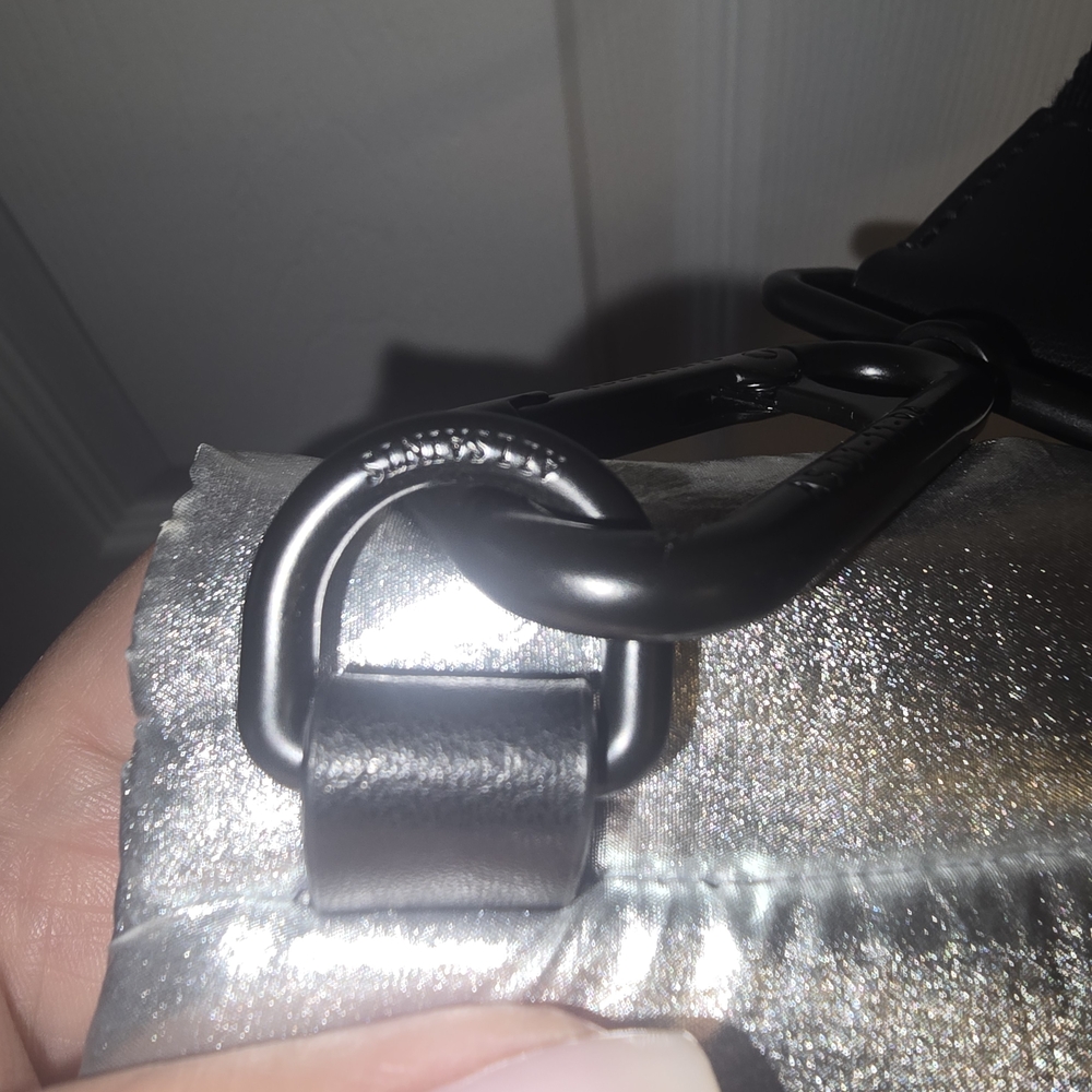 All Saints Silver Puffer Crossbody Bag - Picture 11 of 15